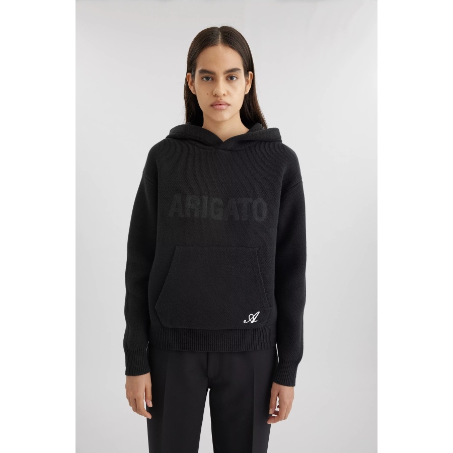 Okrug Hoodie Axel Arigato Izblijedjela Crna