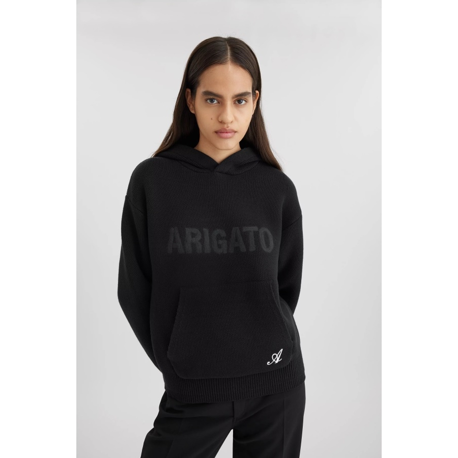 Okrug Hoodie Axel Arigato Izblijedjela Crna