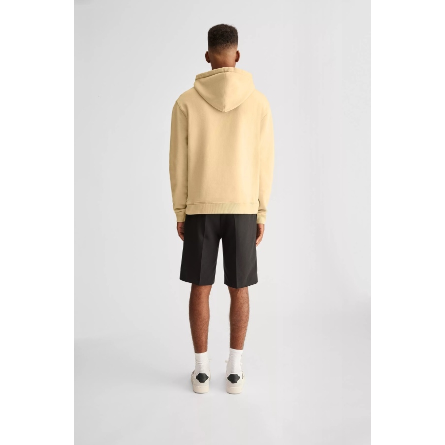 Axel Arigato Natural Yellow Focus Logo Hoodie