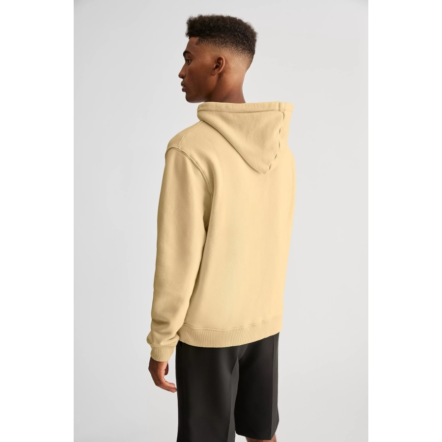 Axel Arigato Natural Yellow Focus Logo Hoodie