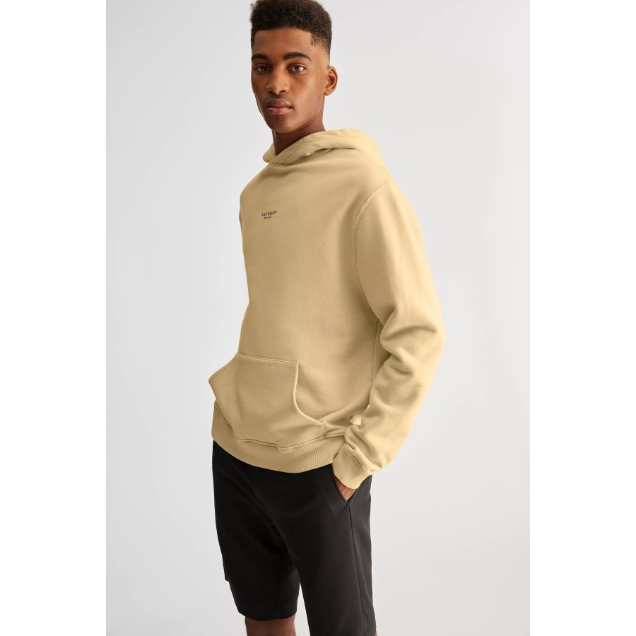Axel Arigato Natural Yellow Focus Logo Hoodie