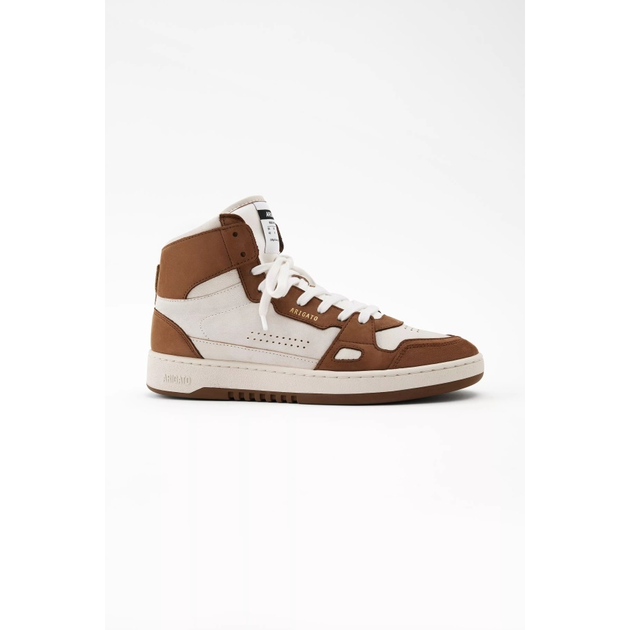 Axel Arigato Beige Brown Dice Hi Sneaker