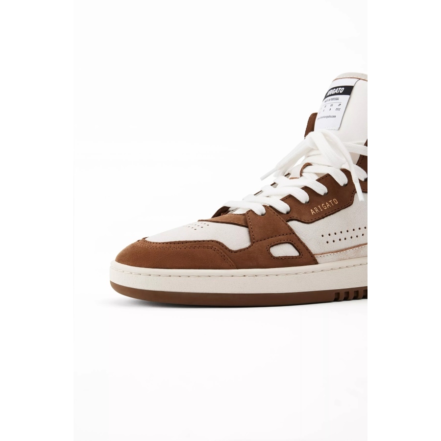 Axel Arigato Beige Brown Dice Hi Sneaker