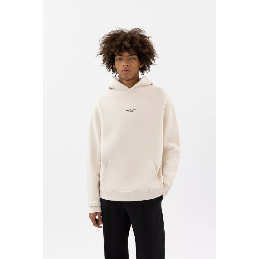 Axel Arigato Focus Logo Hoodie Blijedo Bež