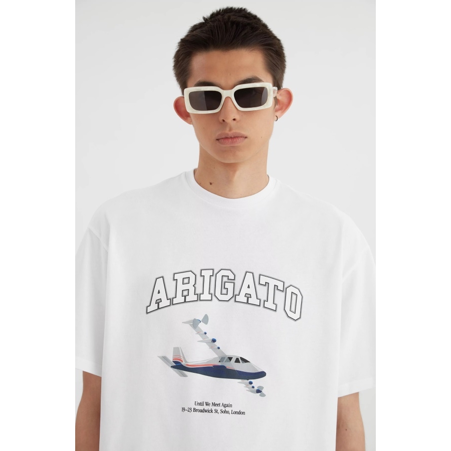 Voyage Majica Kratkih Rukava Axel Arigato Bijela