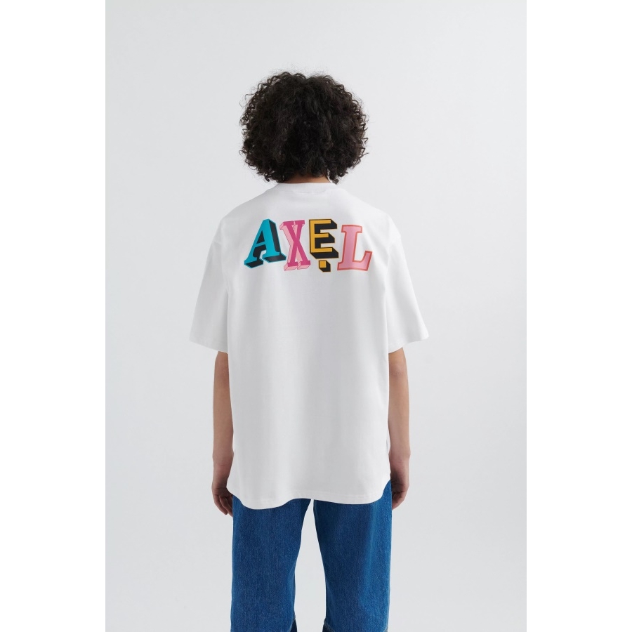 Axel Arigato Bijela Majica S Akronimom I Monogramom